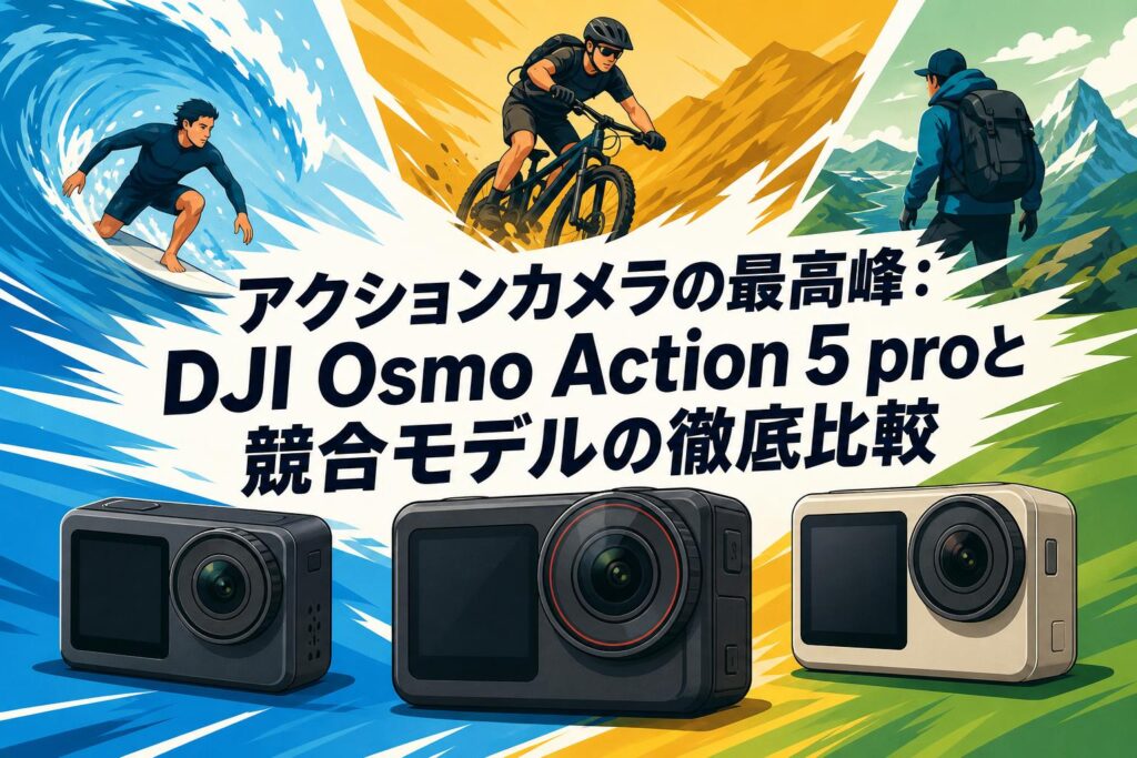 アクションカメラの最高峰：DJI Osmo Action 5 proと競合モデルの徹底