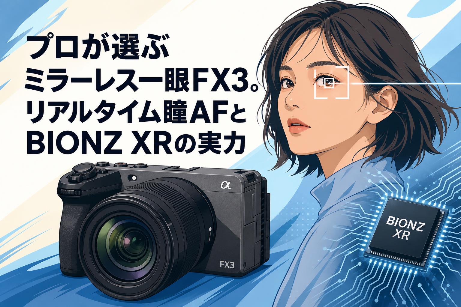 ミラーレス一眼 ILME-FX3 生産完了] FX3（ILME-FX3） 特長 : ワンオペレーションをサポートする