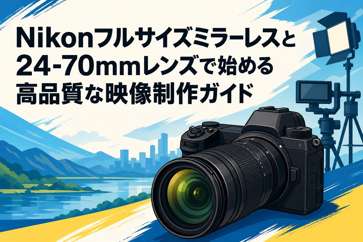 Nikonフルサイズミラーレスと24-70mmレンズで始める高品質な映像制作