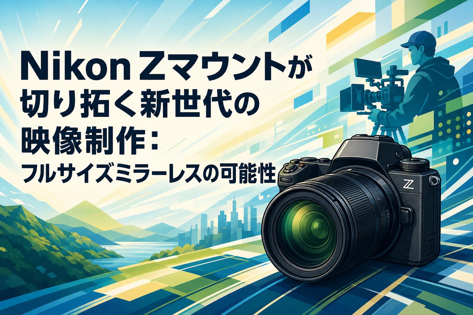Nikon Zマウントが切り拓く新世代の映像制作：フルサイズミラーレスの