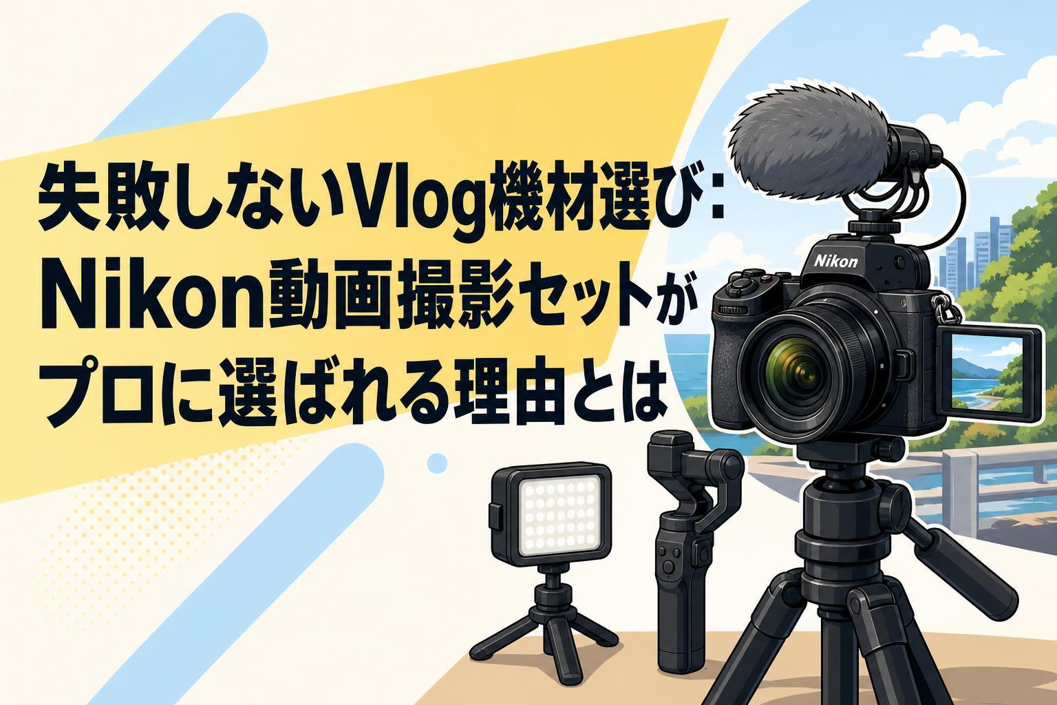 【これ一つで配信開始】VLOG・動画撮影スターターセット 失敗しないVlog機材選び：Nikon動画撮影セットがプロに選ばれる理由と