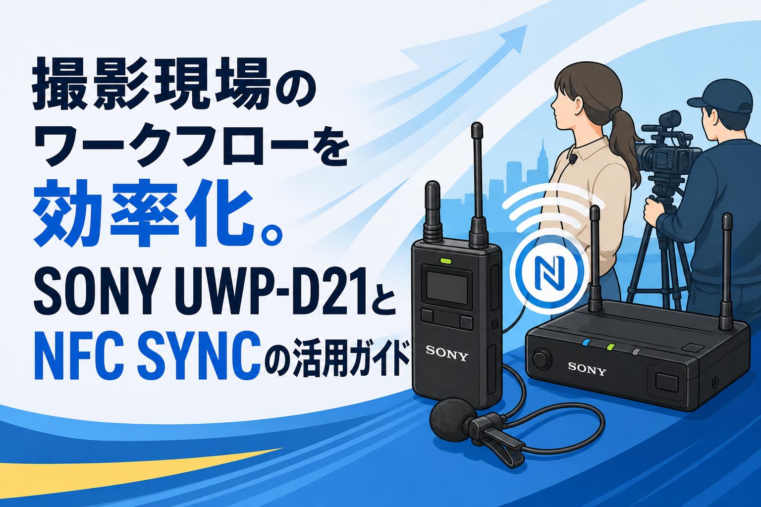 撮影現場のワークフローを効率化。SONY UWP-D21とNFC SYNCの活用ガイド
