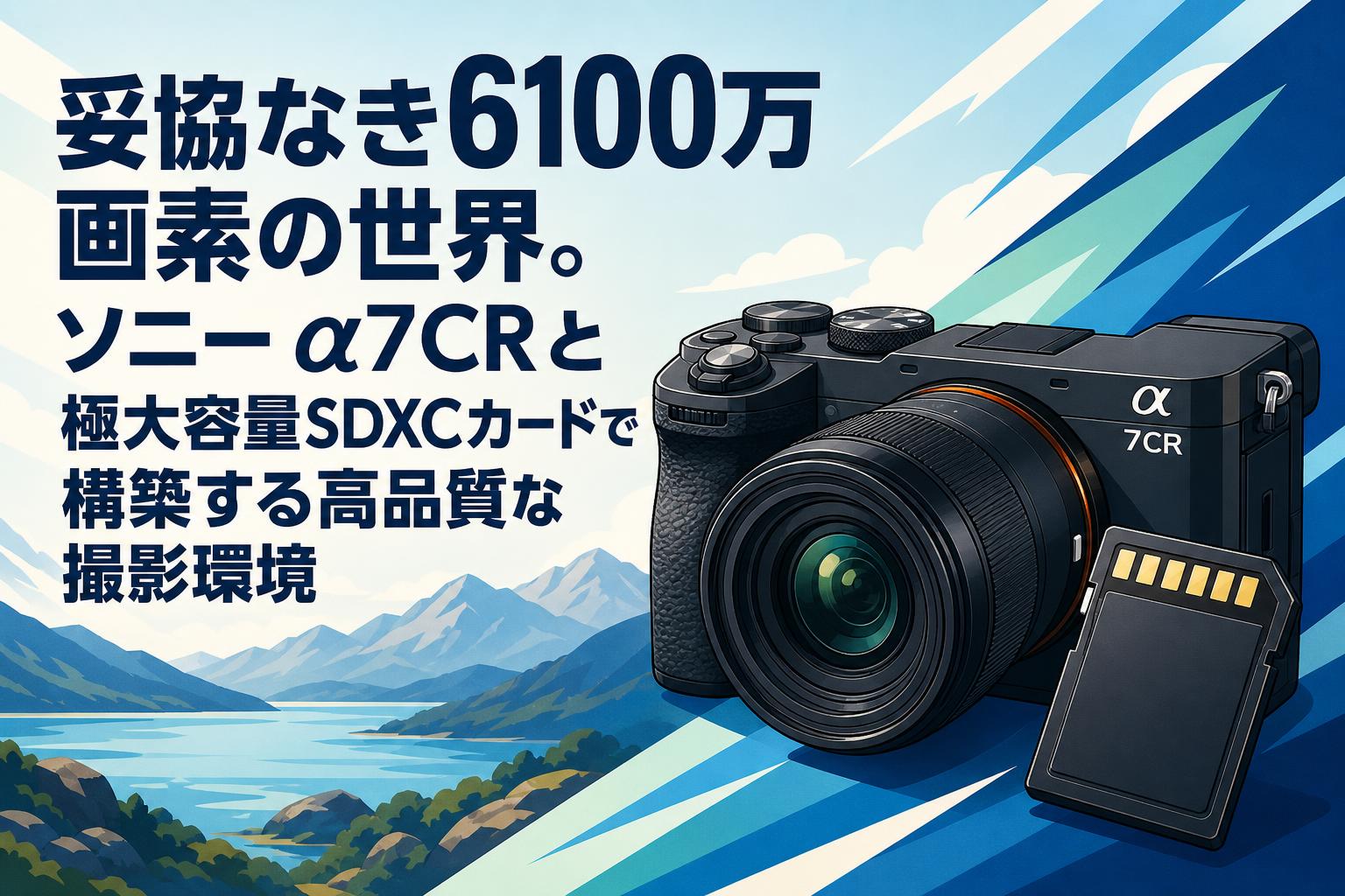 SONY α7r3 美品 SDXCカード おまけ付き 妥協なき6100万画素の世界。ソニー α7CRと極大容量SDXCカードで構築