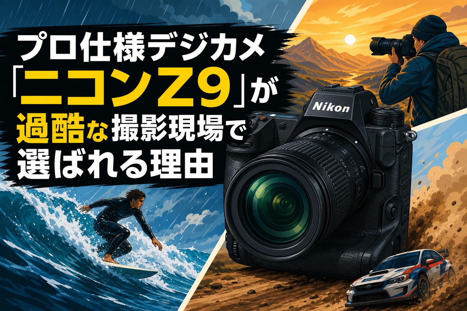 プロ仕様デジカメ「ニコンZ9」が過酷な撮影現場で選ばれる理由 | PANDA