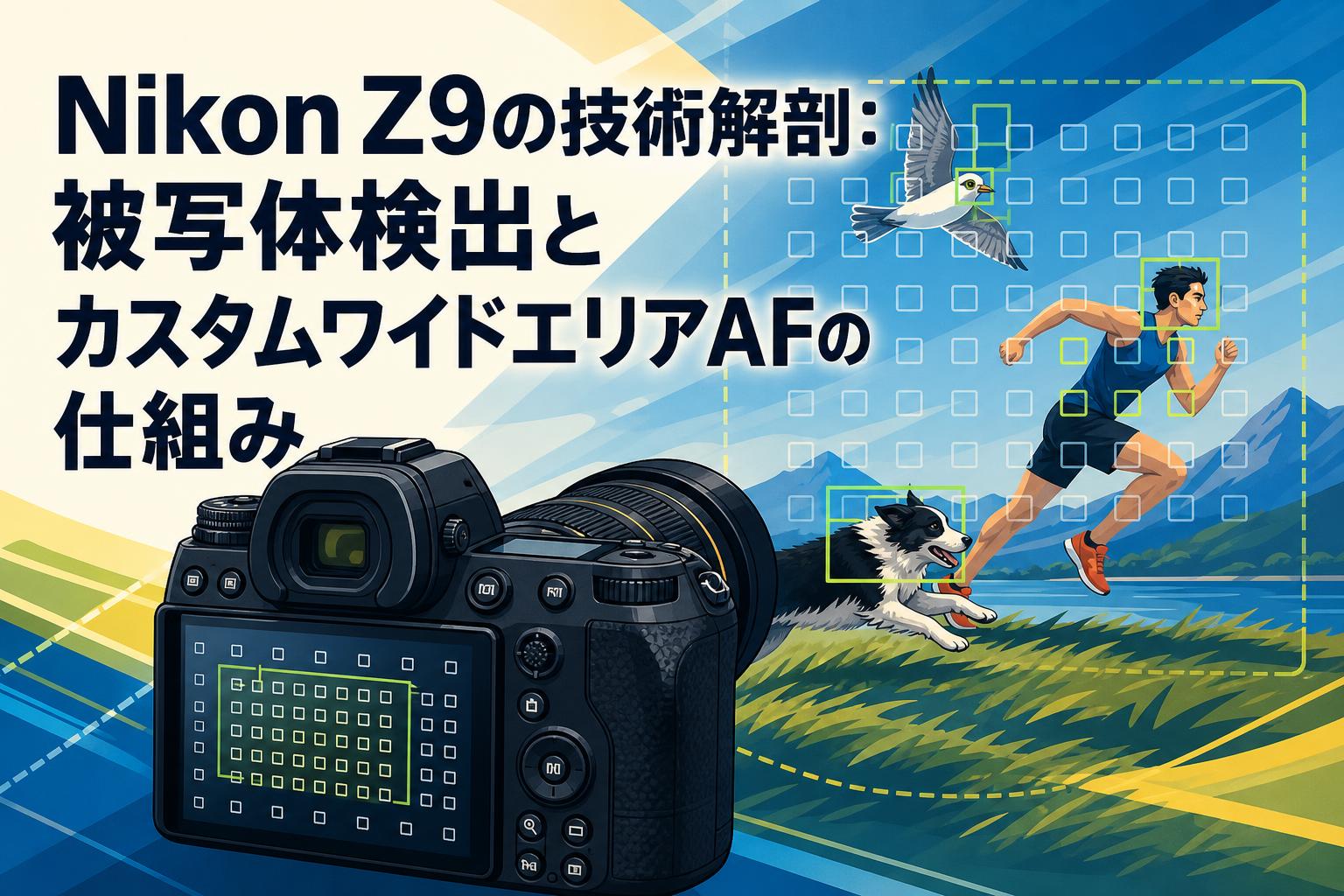 Nikon Z9の技術解剖：被写体検出とカスタムワイドエリアAFの仕組み