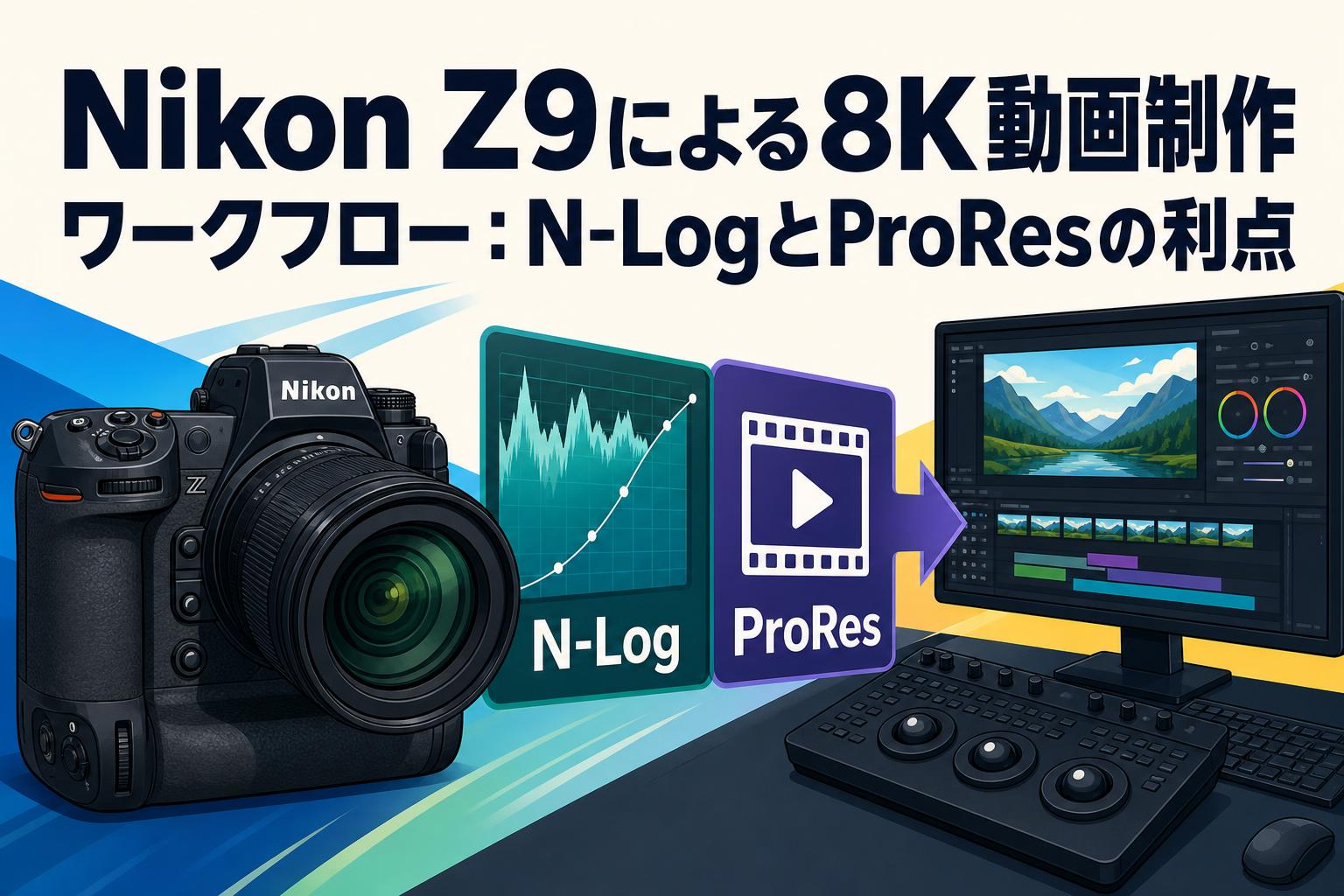 Nikon Z9による8K動画制作ワークフロー：N-LogとProResの利点 | PANDA