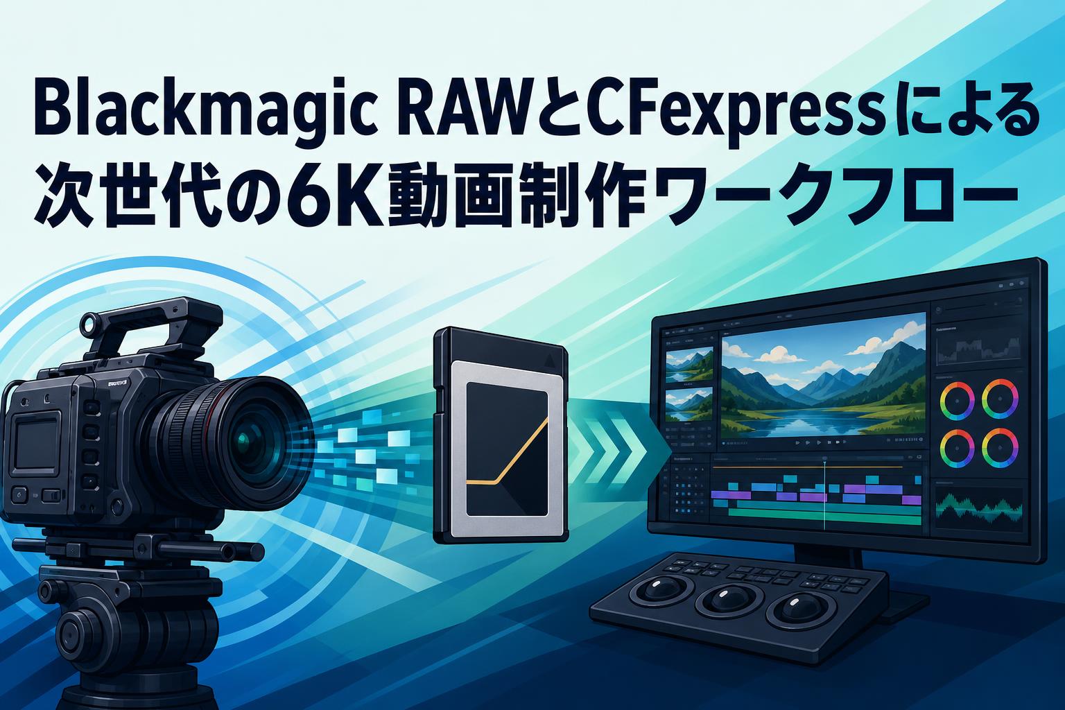 Blackmagic RAWとCFexpressによる次世代の6K動画制作ワークフロー