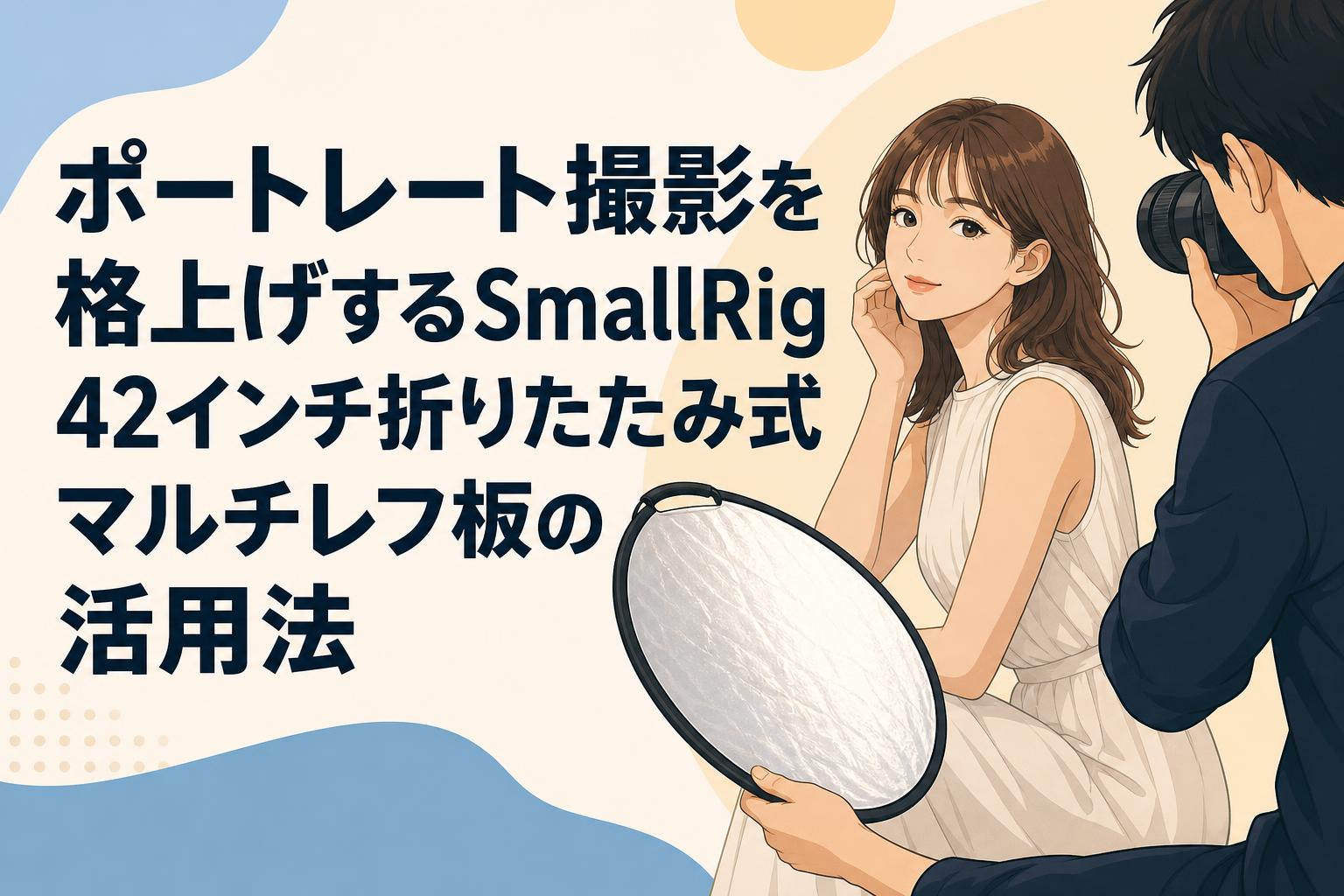 ポートレート撮影を格上げするSmallRig 42インチ折りたたみ式
