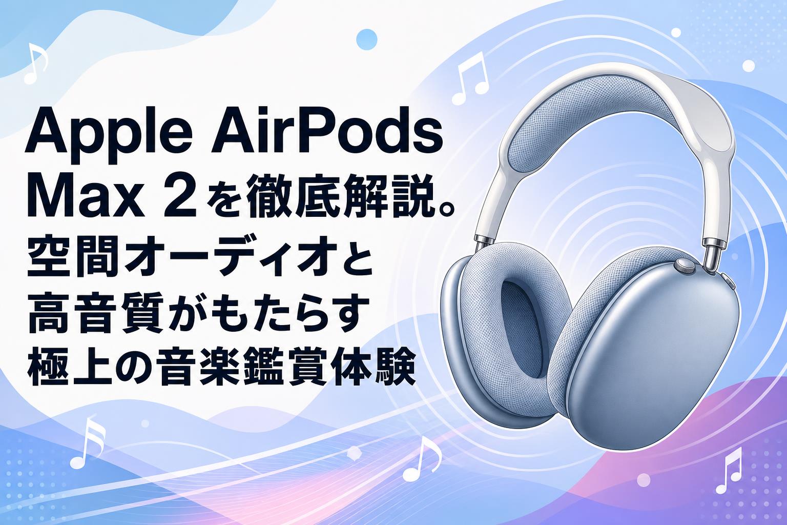 Apple AirPods Max 2を徹底解説。空間オーディオと高音質がもたらす