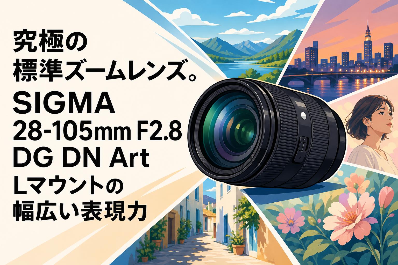 究極の標準ズームレンズ。SIGMA 28-105mm F2.8 DG DN Art Lマウントの