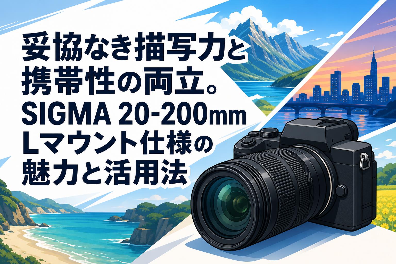妥協なき描写力と携帯性の両立。SIGMA 20-200mm Lマウント仕様の魅力と