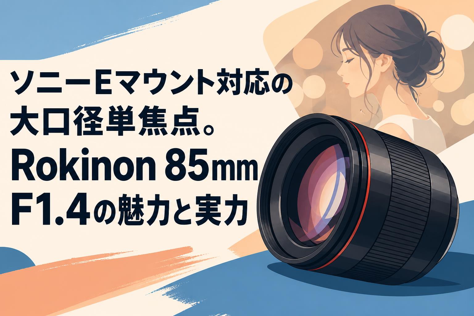 ソニーEマウント対応の大口径単焦点。Rokinon 85mm F1.4の魅力と実力