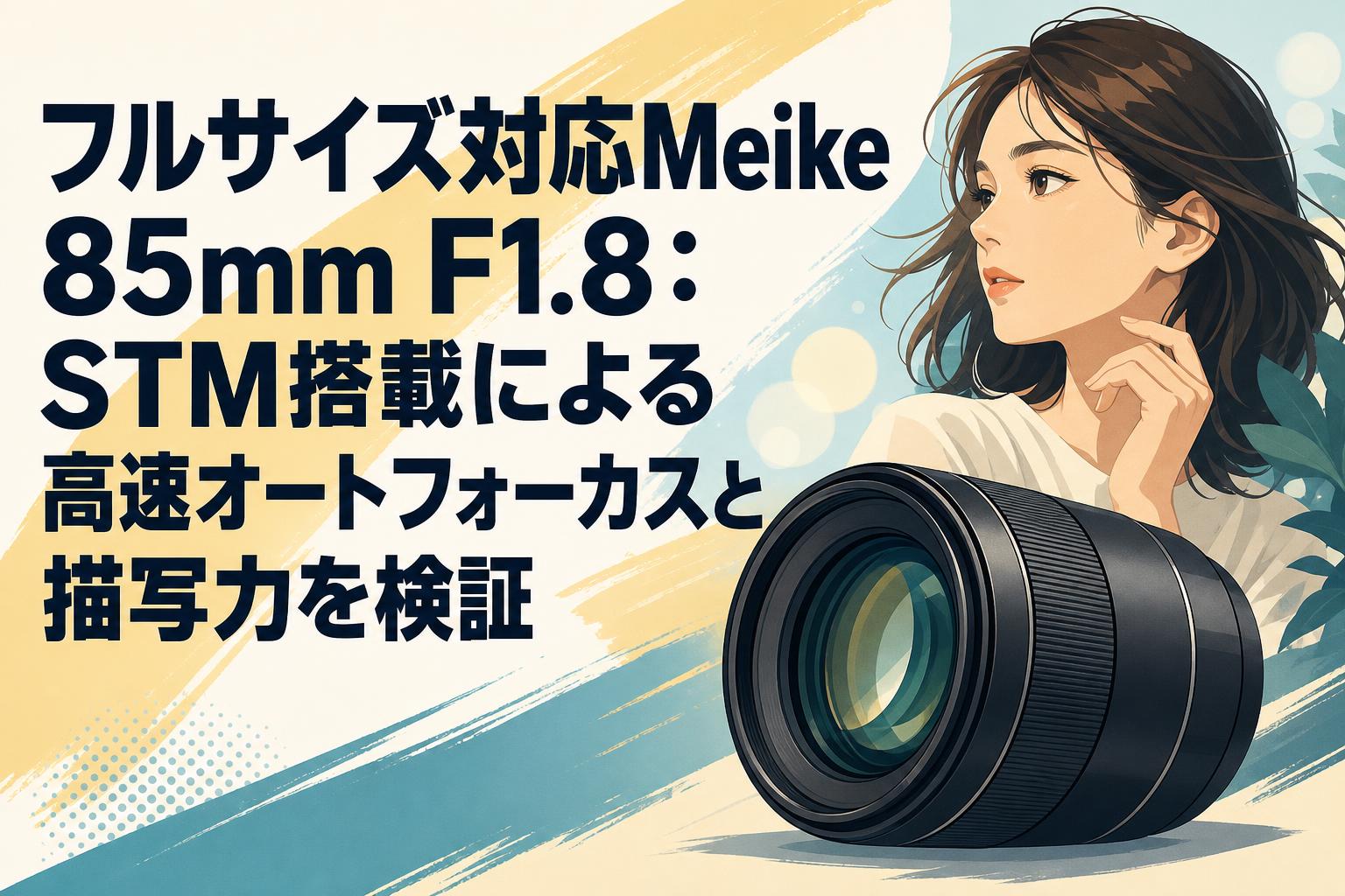 フルサイズ対応Meike 85mm F1.8：STM搭載による高速オートフォーカスと