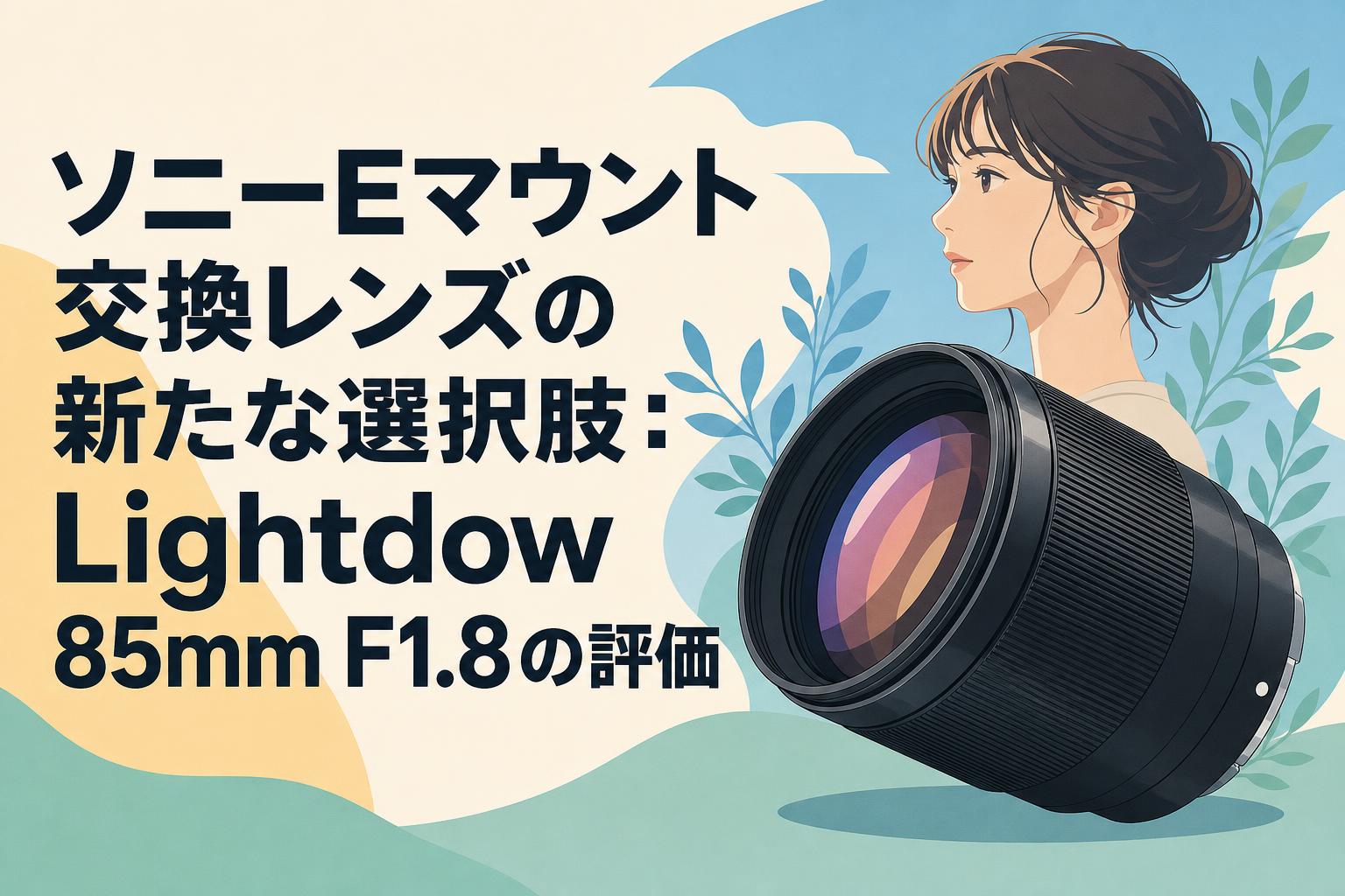 ソニーEマウント交換レンズの新たな選択肢：Lightdow 85mm F1.8の評価
