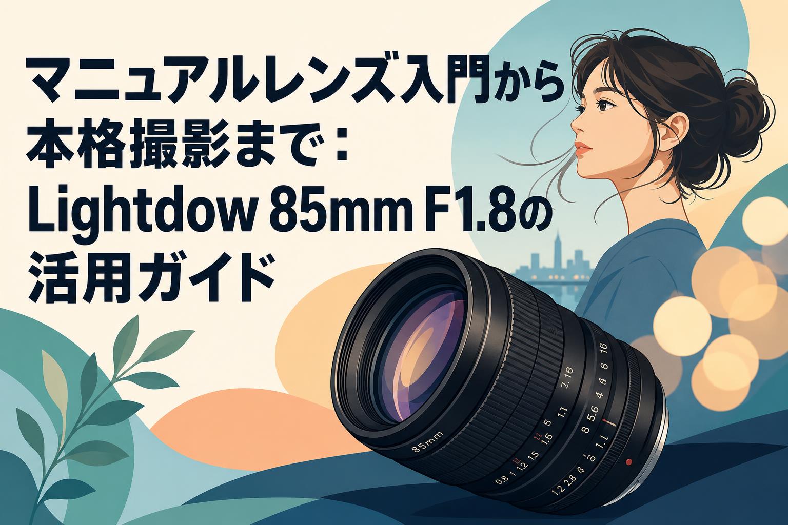 マニュアルレンズ入門から本格撮影まで：Lightdow 85mm F1.8の活用