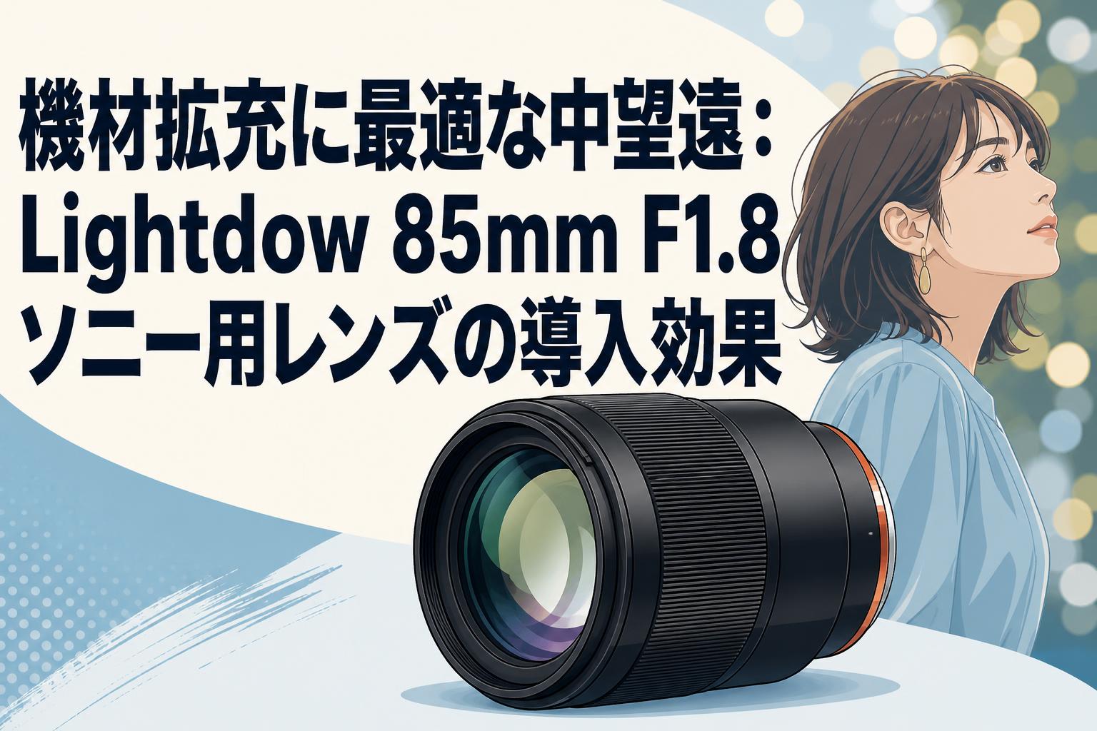 機材拡充に最適な中望遠：Lightdow 85mm F1.8ソニー用レンズの導入効果