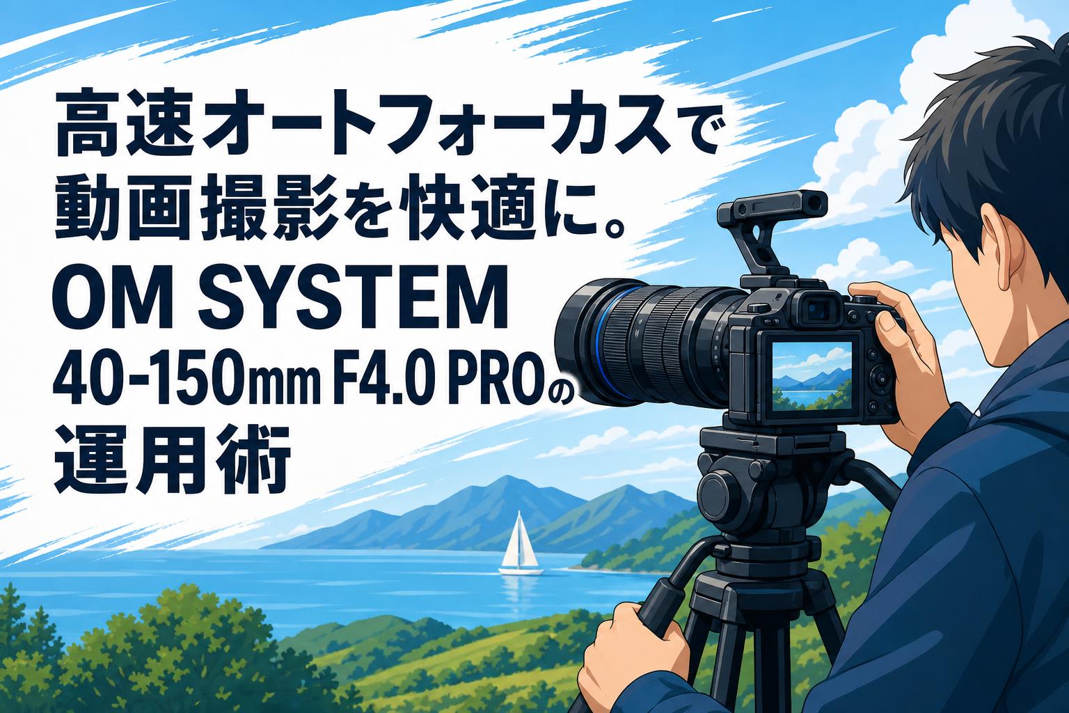 高速オートフォーカスで動画撮影を快適に。OM SYSTEM 40-150mm F4.0