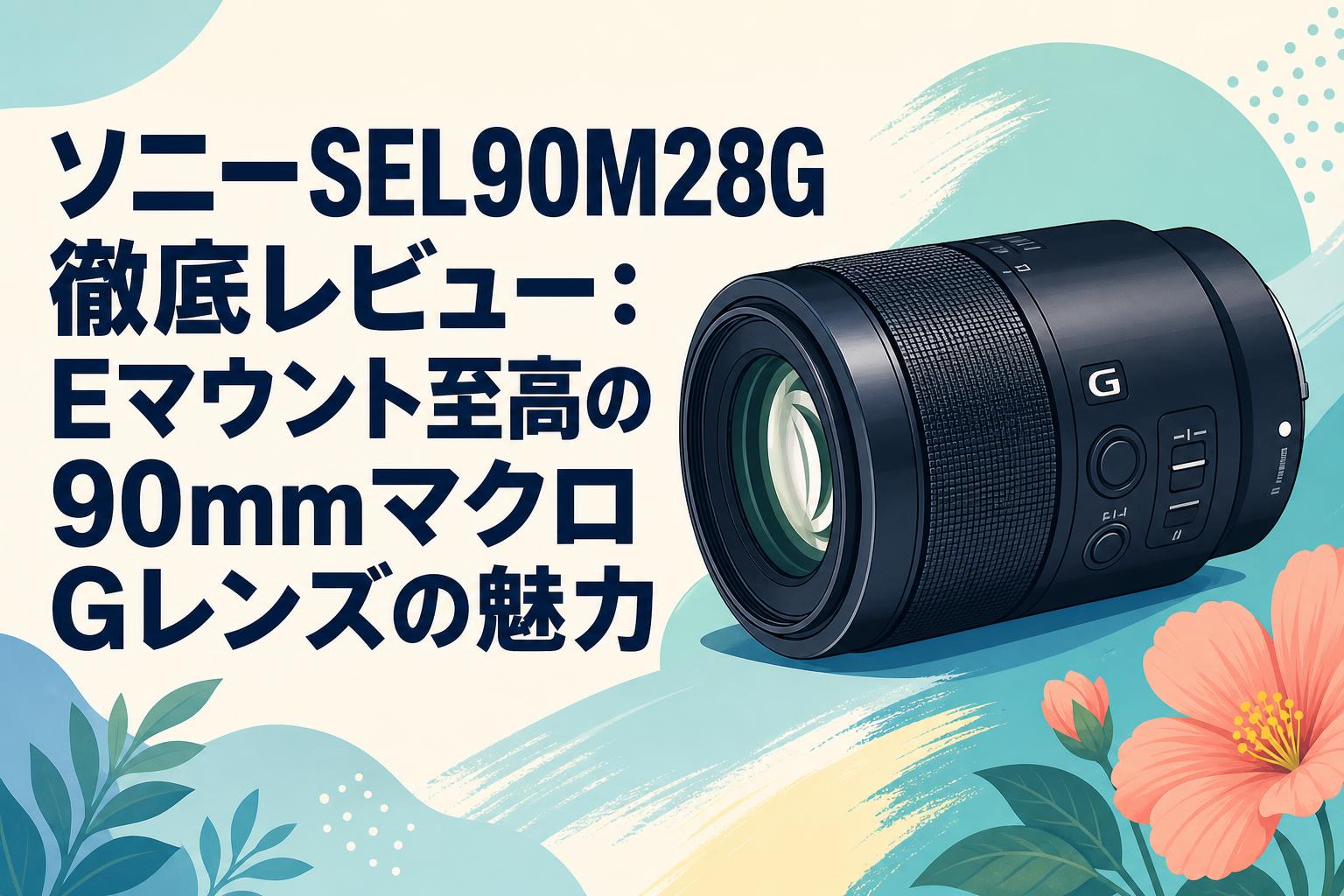 ソニーSONY マクロ90mm F2.8 EマウントフルサイズSEL90M28G SONY FE 90mm F2.8 マクロレンズ Gマウント SEL90M28G