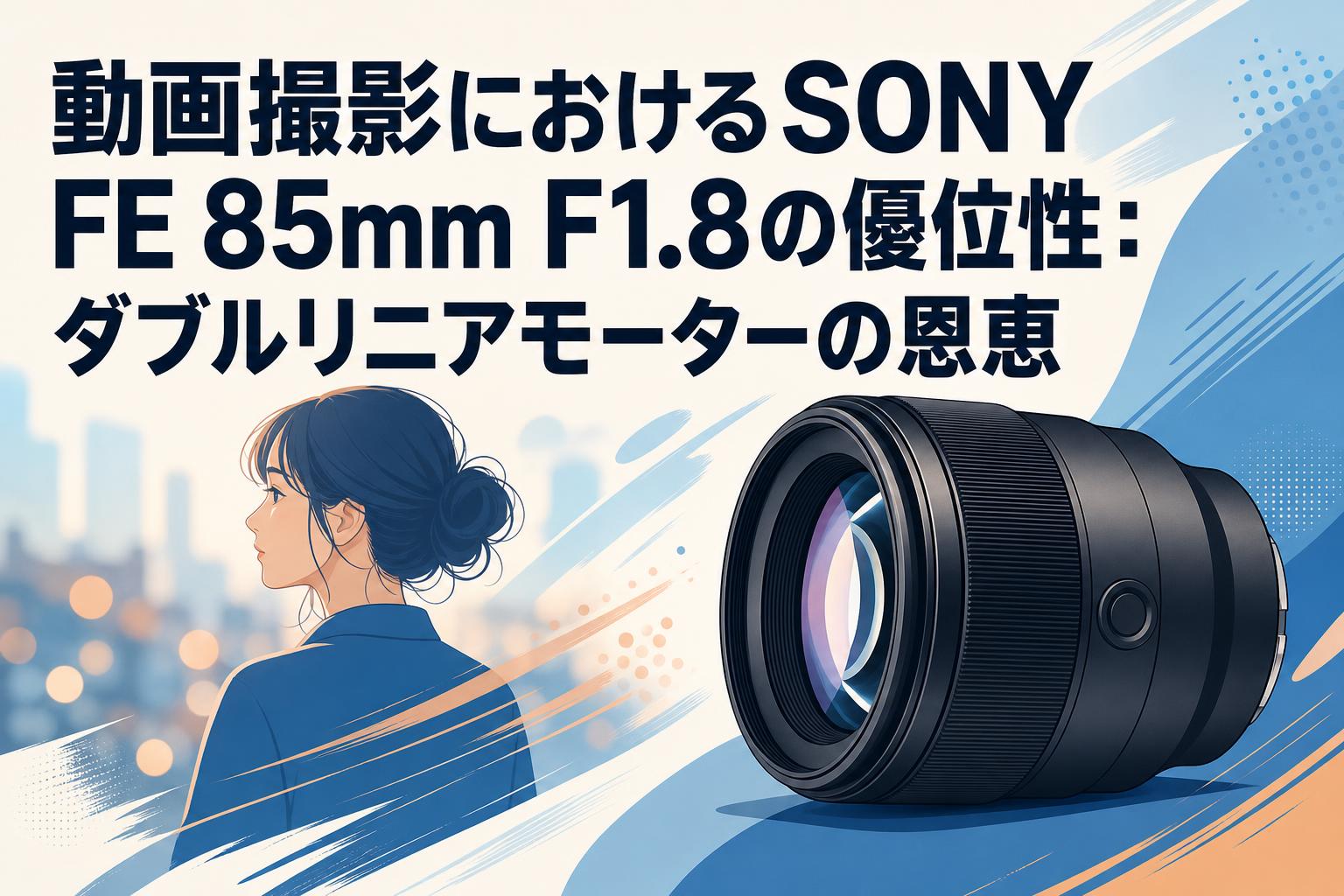 動画撮影におけるSONY FE 85mm F1.8の優位性：ダブルリニアモーターの