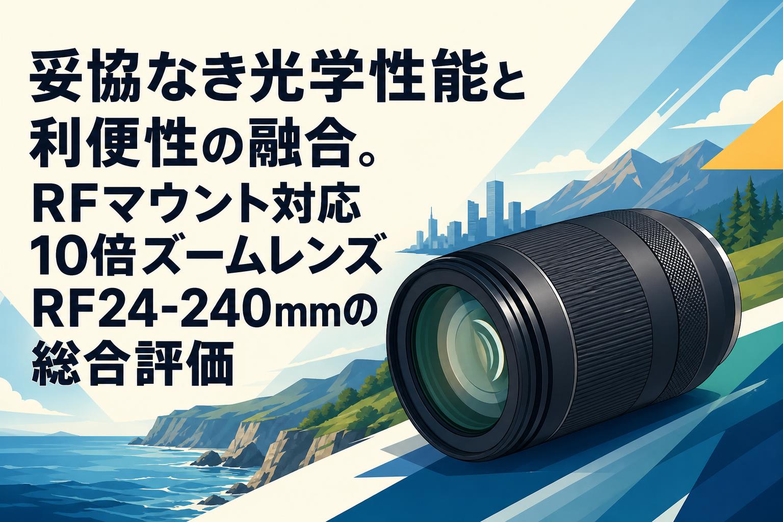 妥協なき光学性能と利便性の融合。RFマウント対応10倍ズームレンズRF24