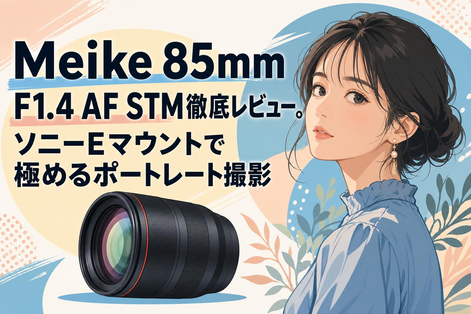 Meike 85mm F1.4 AF STM徹底レビュー。ソニーEマウントで極めるポート