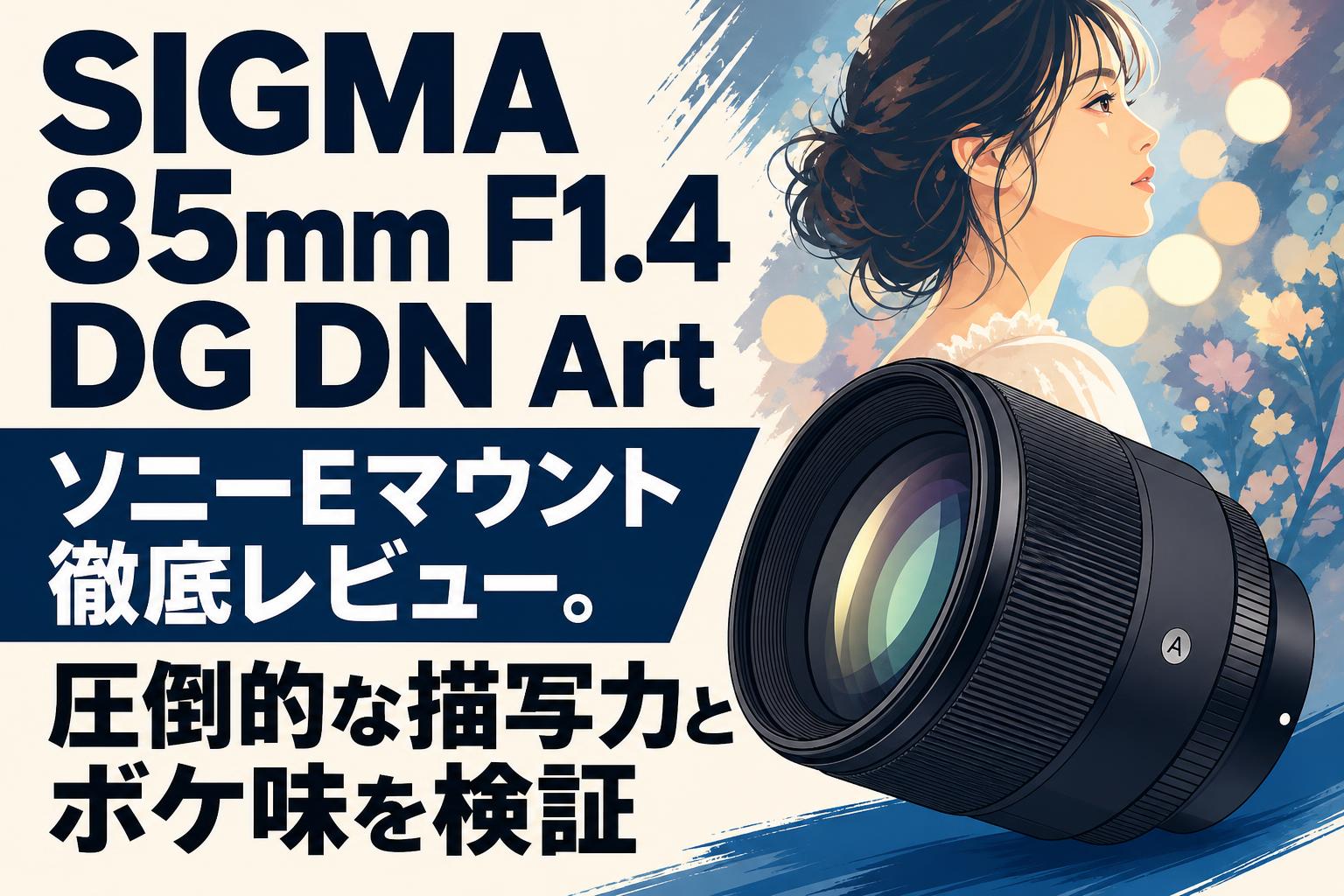 SONY SIGMA85mm eマウント シグマ(Sigma) 85mm F1.4 DG DN Sony Eマウント単焦点レンズ