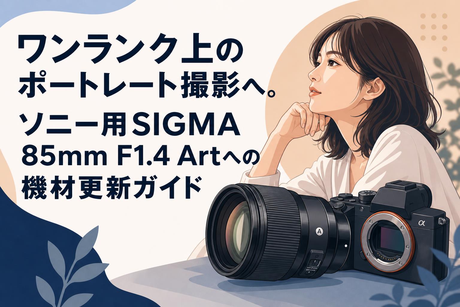 α6400 / SIGMA 85mm / 35mm / ポートレート ワンランク上のポートレート撮影へ。ソニー用SIGMA 85mm F1.4 Artへの