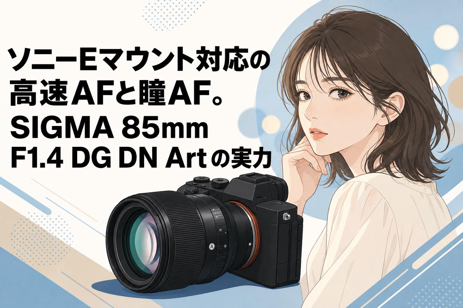 【傷あり/動作良好】SIGMA 85mm F1.4 Art Eマウント 85mm F1.4 DG DN | Art / ソニー E マウント用: 交換レンズ - SIGMA