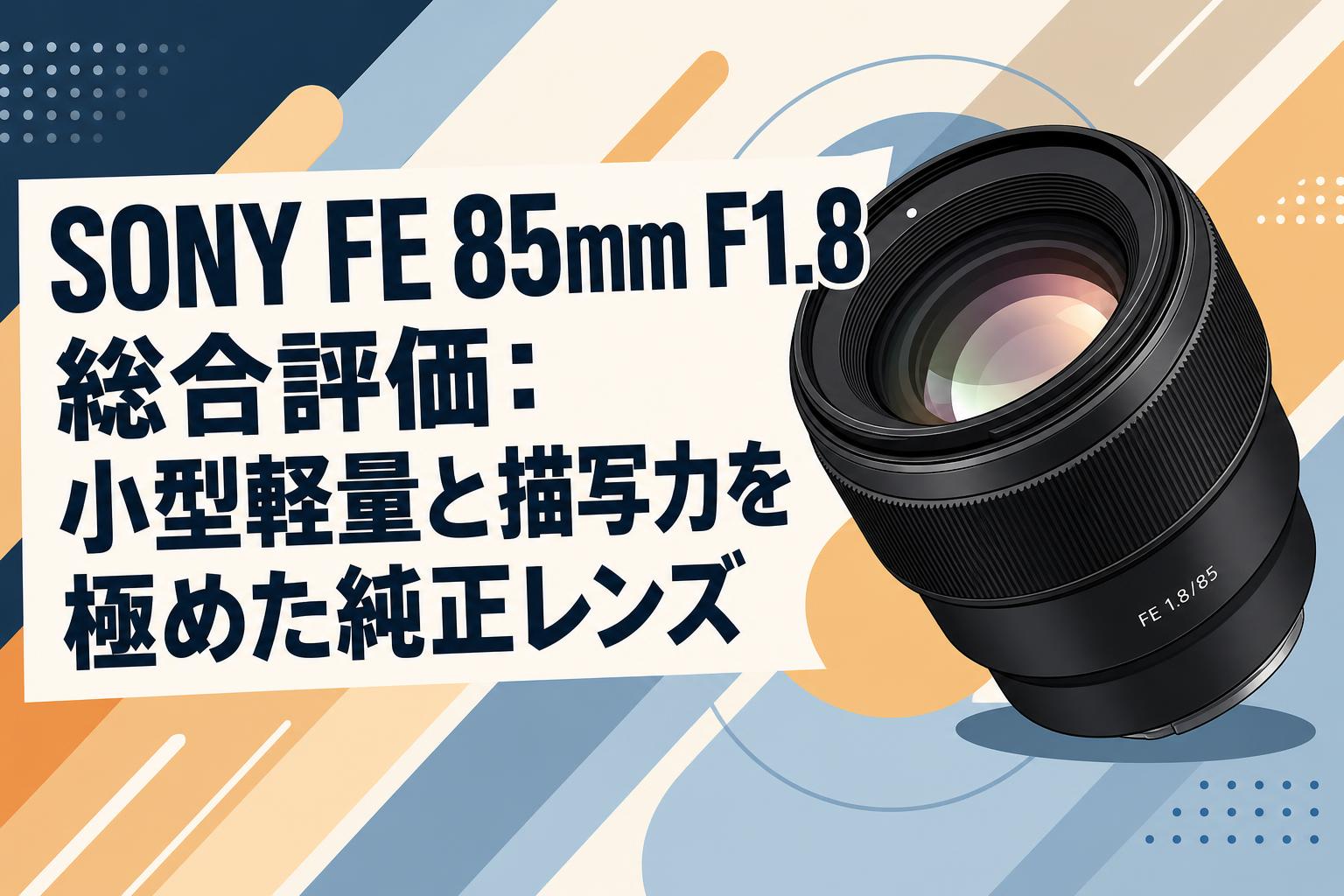【美品】SONY Eマウント FE 85mm F1.8 レンズ SONY FE 85mm F1.8（ソニーEマウント） | MAP RENTAL
