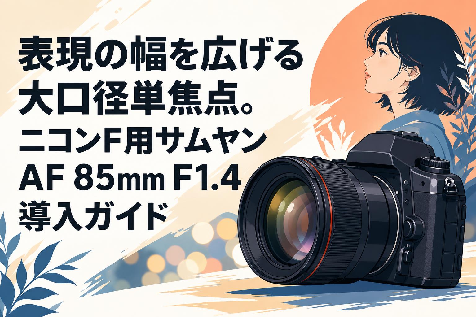 表現の幅を広げる大口径単焦点。ニコンF用サムヤンAF 85mm F1.4導入