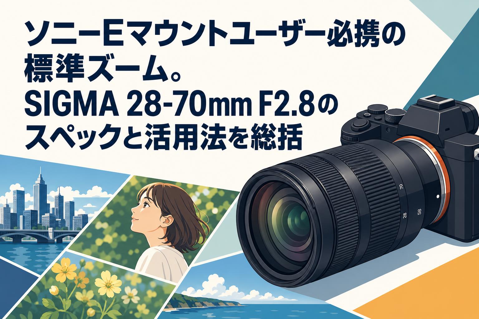 ソニーEマウントユーザー必携の標準ズーム。SIGMA 28-70mm F2.8の