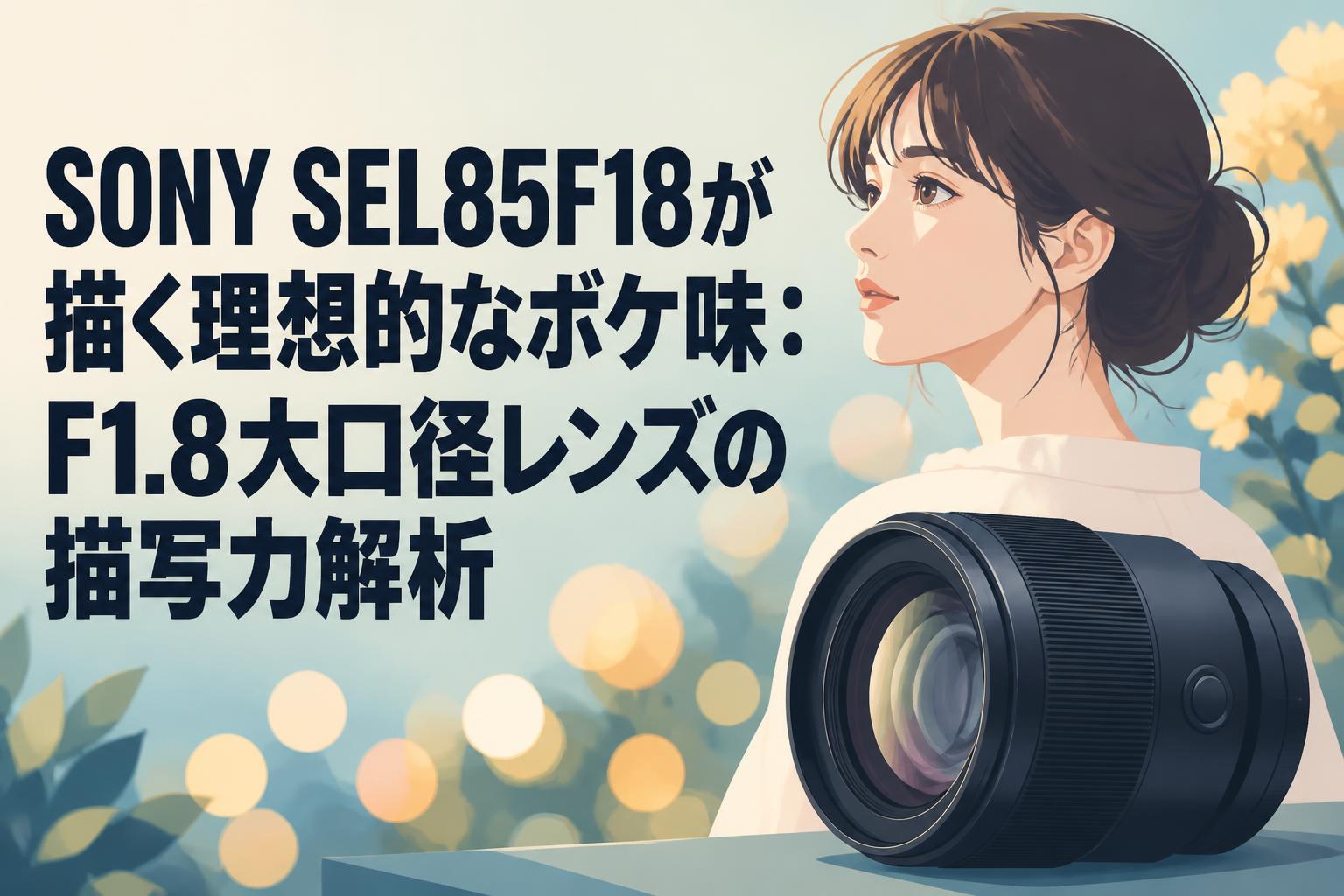 SONY SEL85F18が描く理想的なボケ味：F1.8大口径レンズの描写力解析