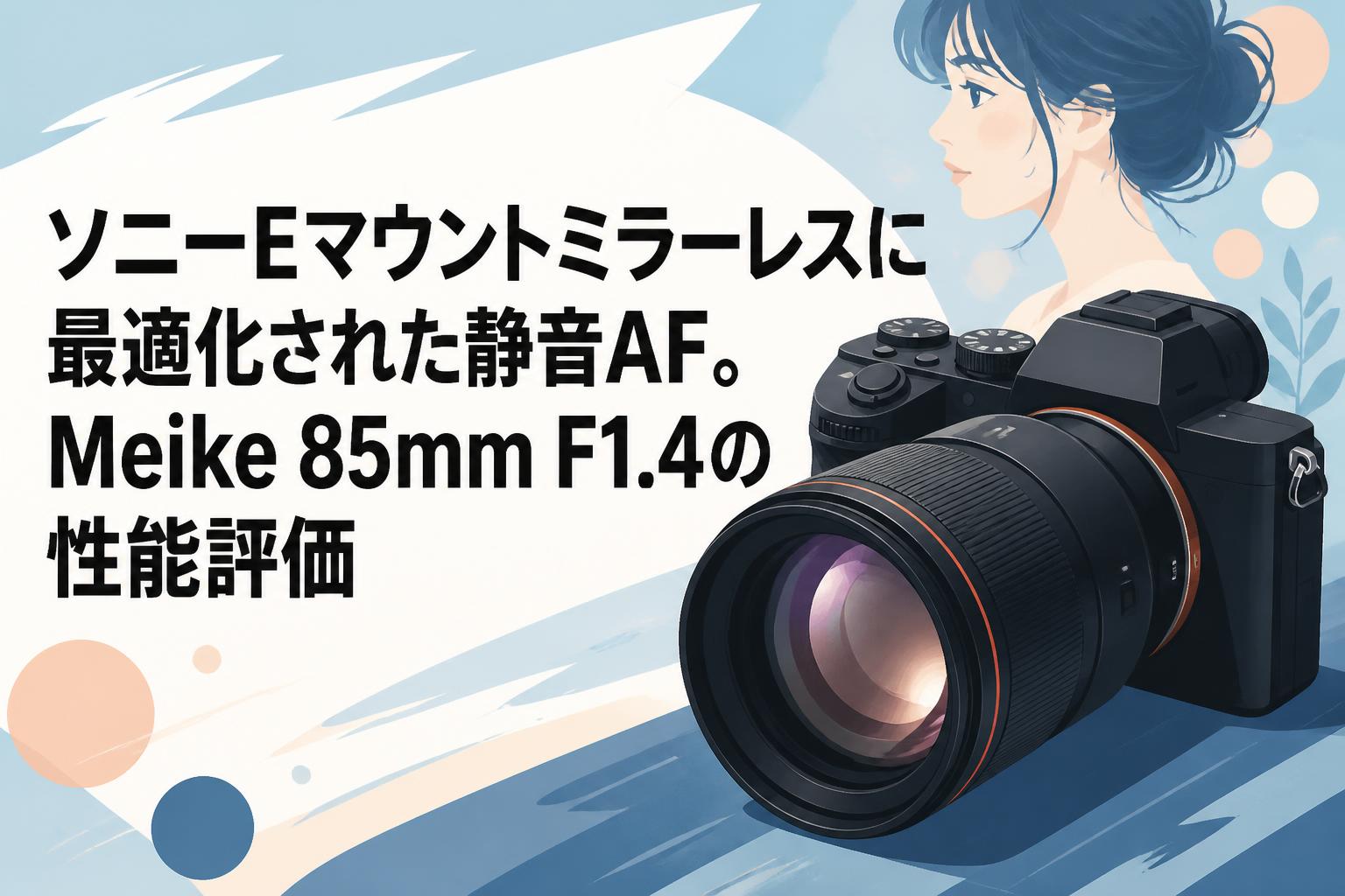 キエフ３０ＭＭ　Ｆ３．５ペンタコンマウントにソニーミラーレス専用 ソニーEマウントミラーレスに最適化された静音AF。Meike 85mm F1.4の