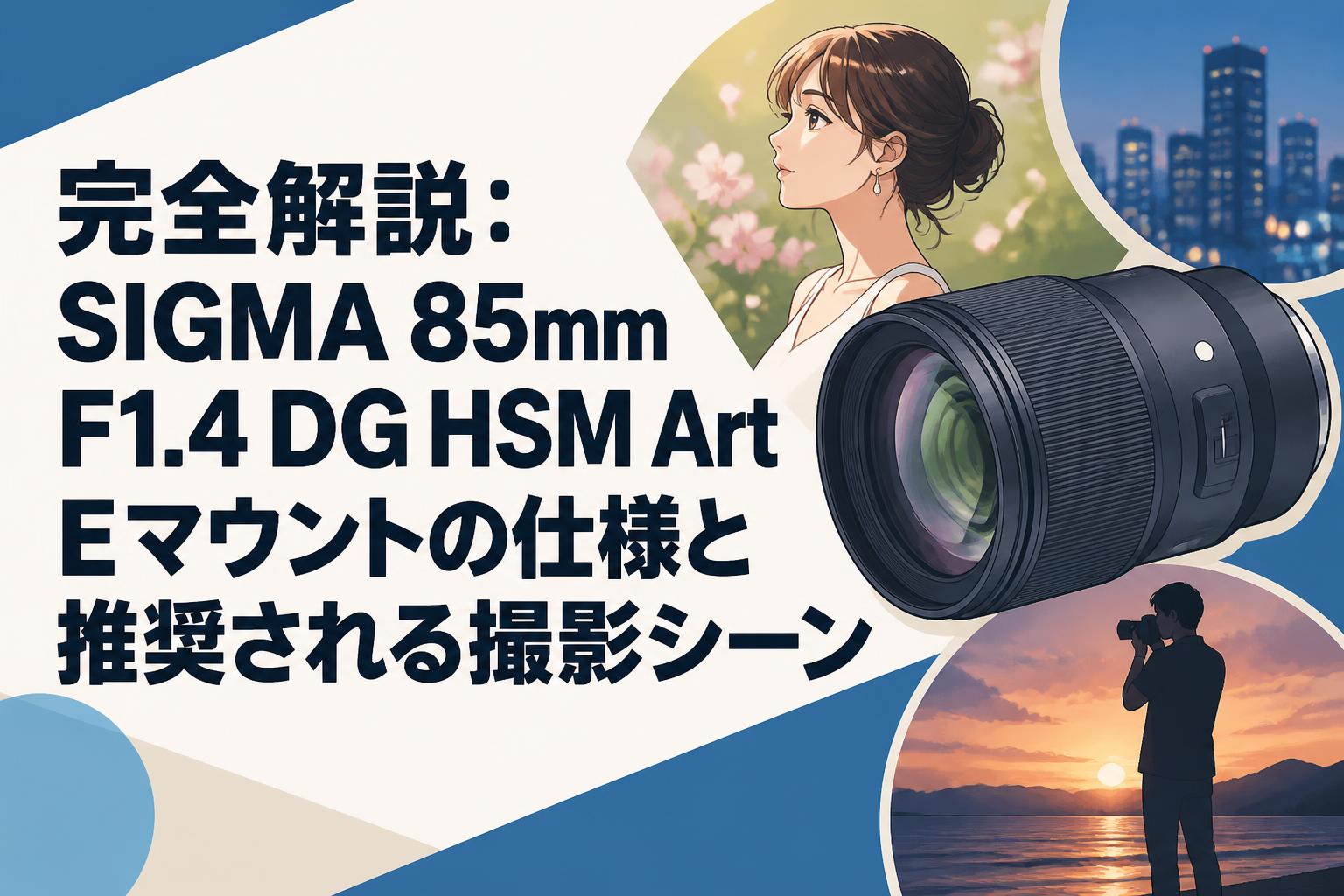 完全解説：SIGMA 85mm F1.4 DG HSM Art Eマウントの仕様と推奨される