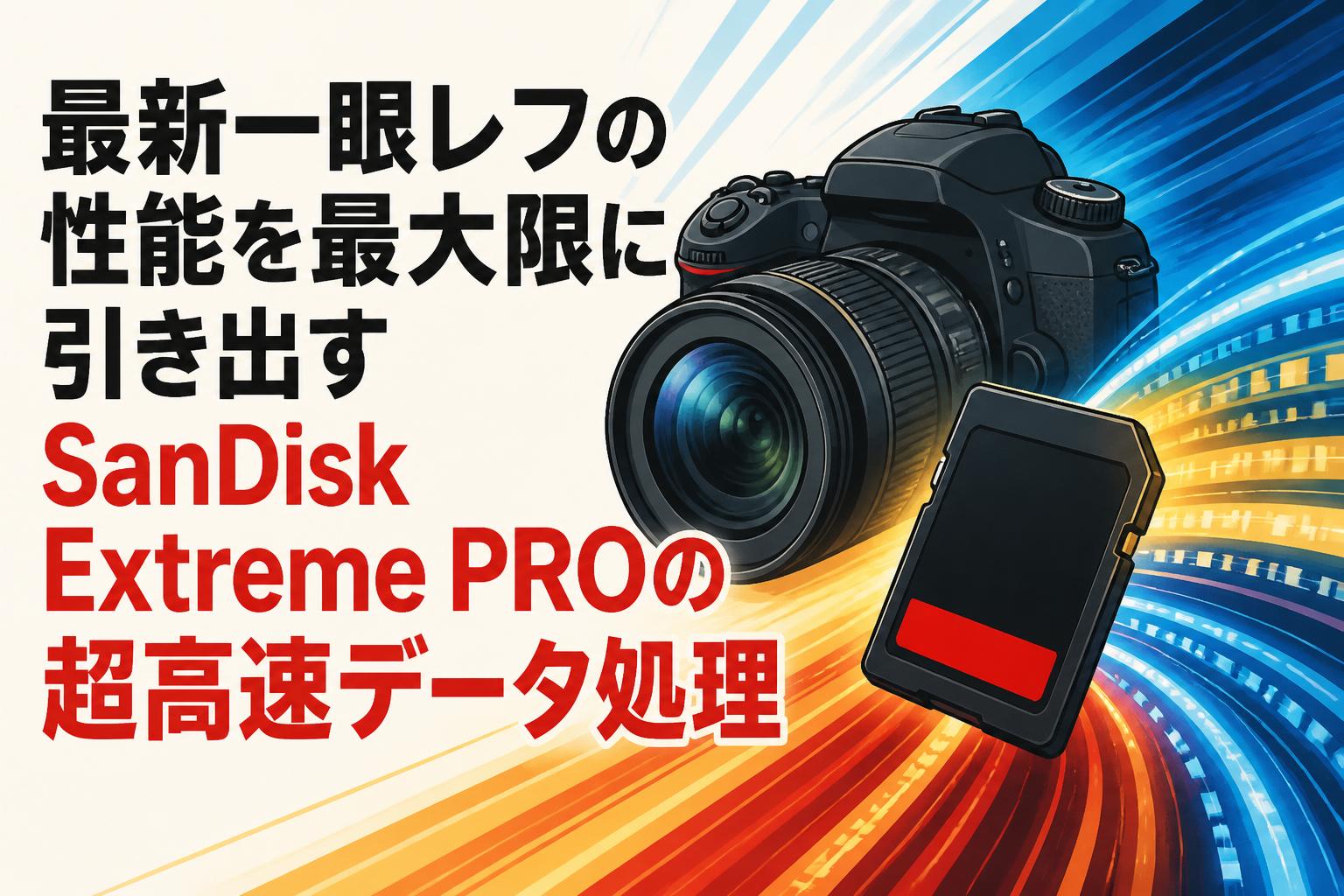 カメラが1つ割れています。 連絡用やサブでお使いになられる方におすすめです。 最新一眼レフの性能を最大限に引き出すSanDisk Extreme PROの超高速