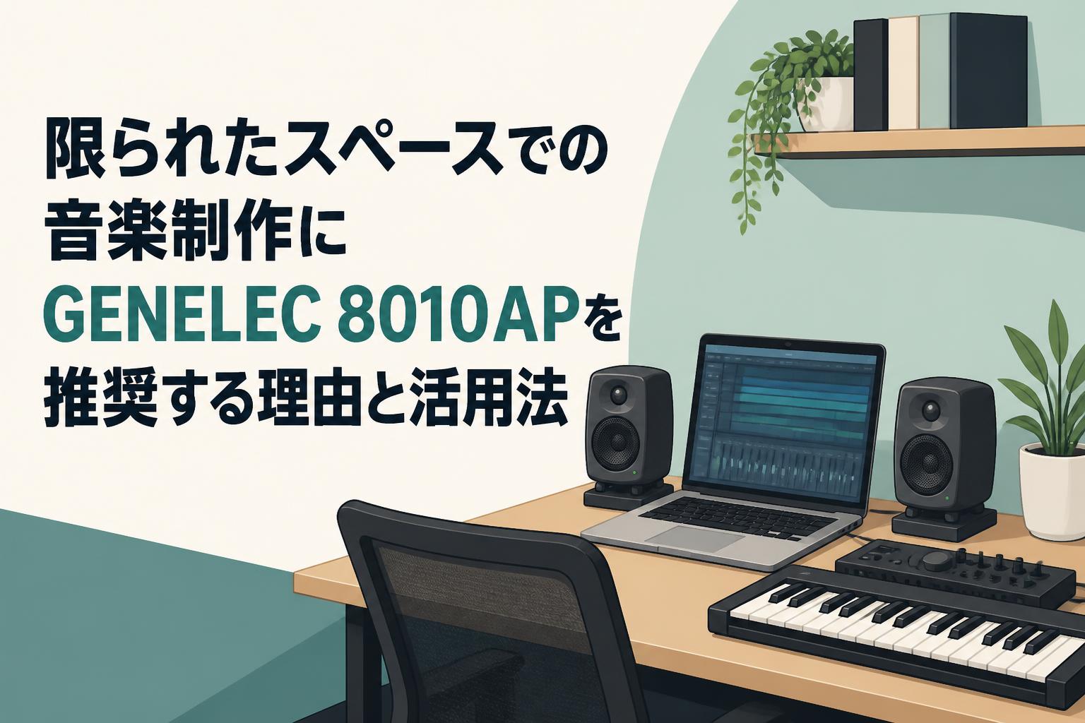 限られたスペースでの音楽制作にGENELEC 8010APを推奨する理由と活用法