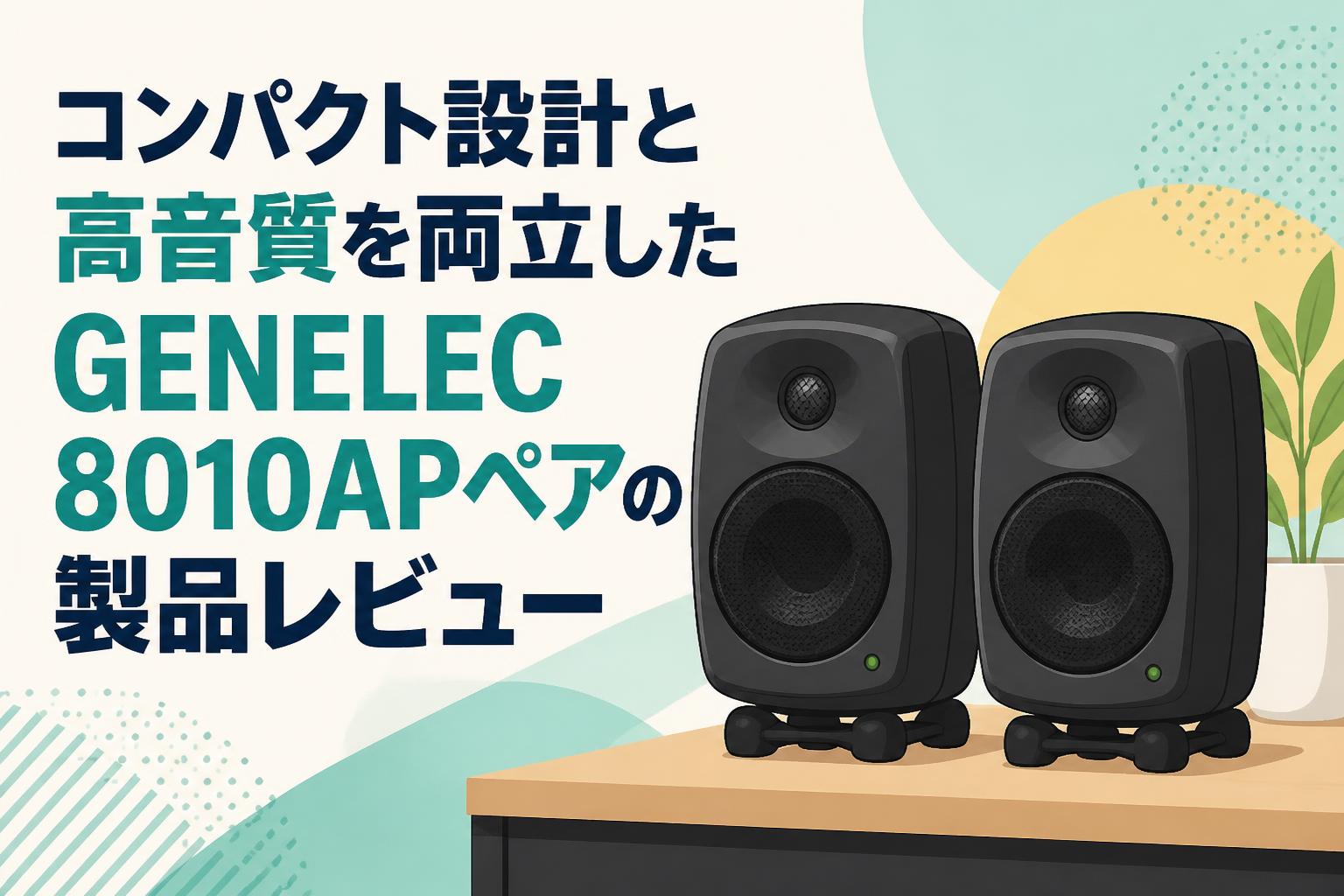 GENELEC 8010 AP ペア コンパクト設計と高音質を両立したGENELEC 8010APペアの製品レビュー