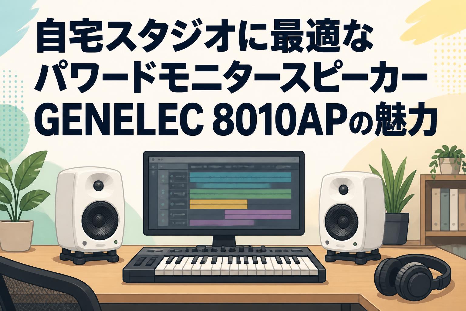 自宅スタジオに最適なパワードモニタースピーカーGENELEC 8010APの魅力