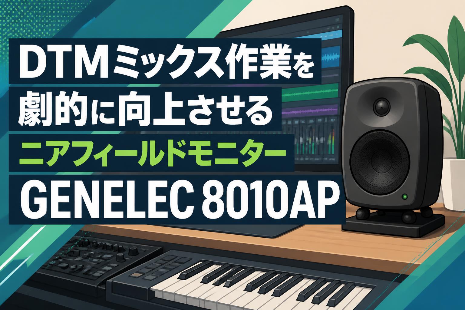 DTMミックス作業を劇的に向上させるニアフィールドモニターGENELEC