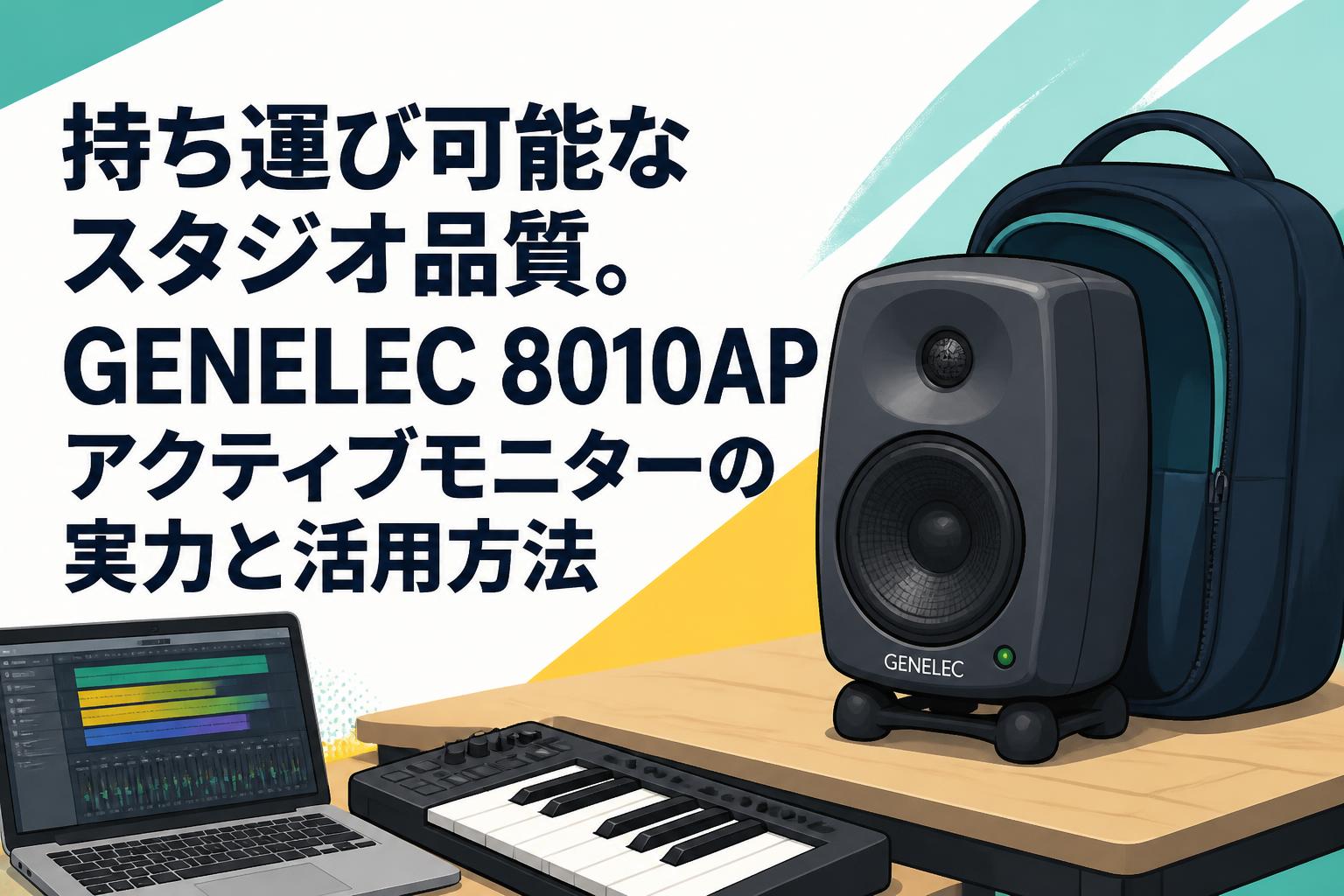 持ち運び可能なスタジオ品質。GENELEC 8010APアクティブモニターの実力