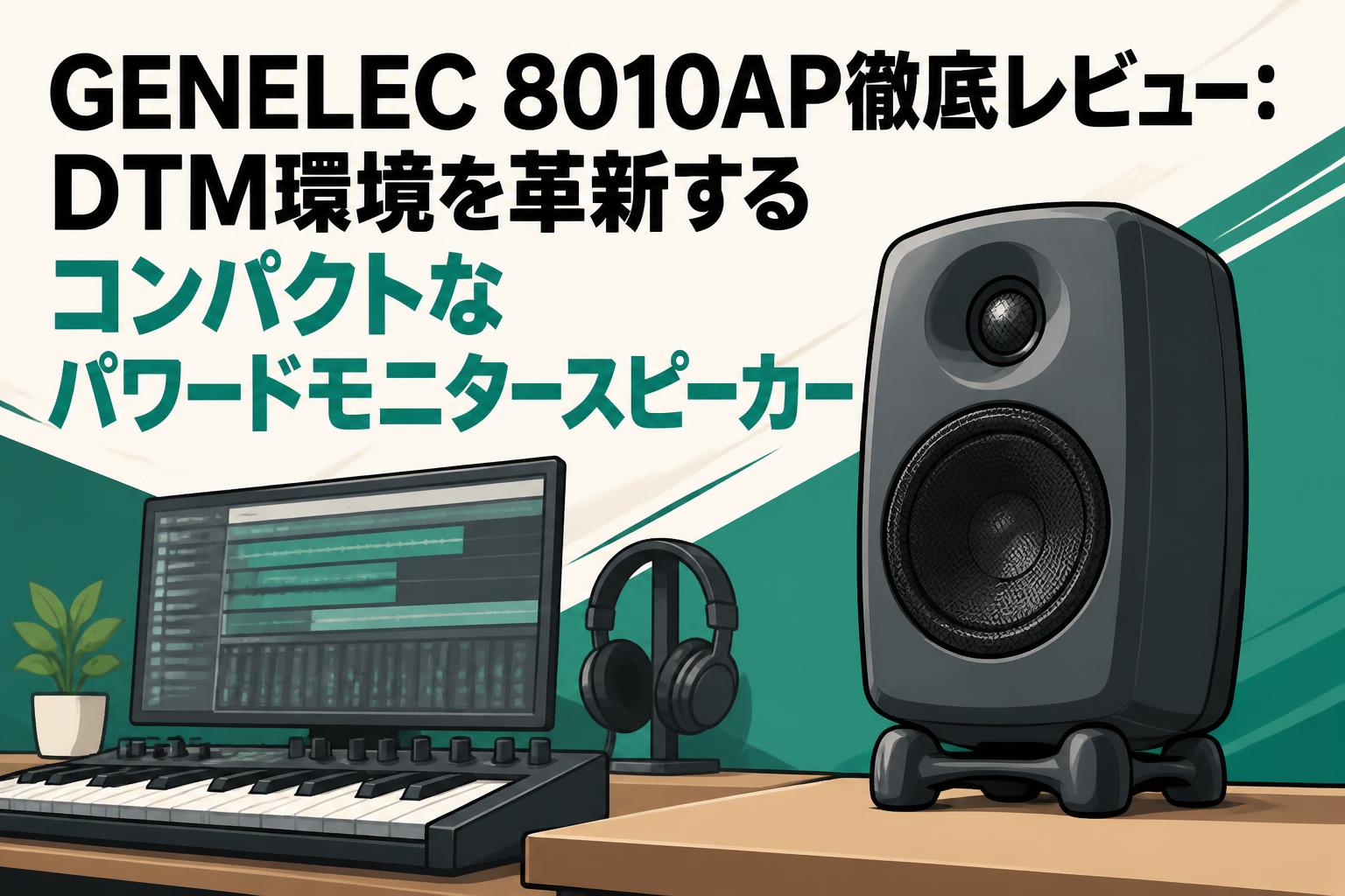 GENELEC 8010AP徹底レビュー：DTM環境を革新するコンパクトなパワード