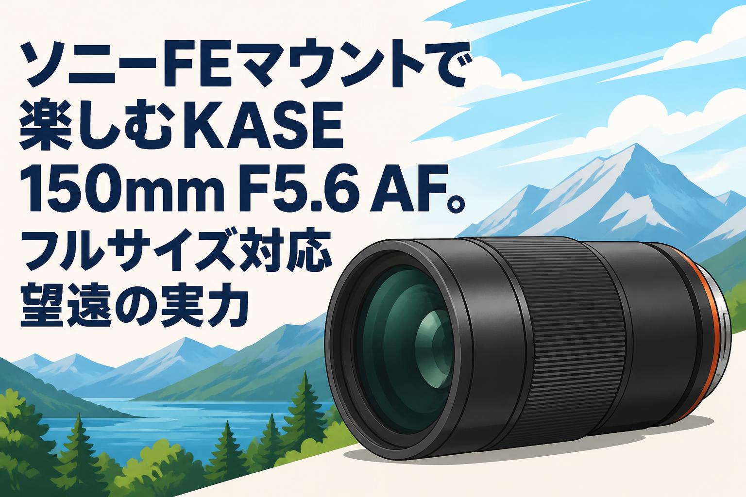 EF AF NIKKOR OLYMPUS カメラ　レンズ 上質 60本まとめ ソニーFEマウントで楽しむKASE 150mm F5.6 AF。フルサイズ対応望遠の