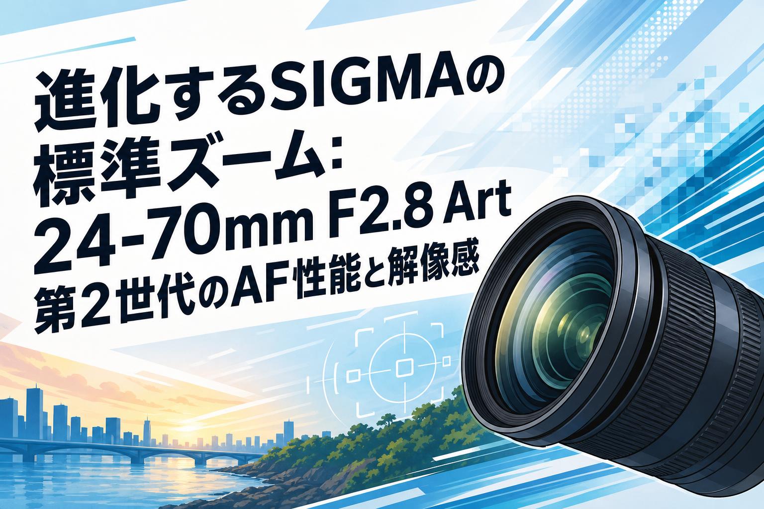 進化するSIGMAの標準ズーム：24-70mm F2.8 Art第2世代のAF性能と解像感