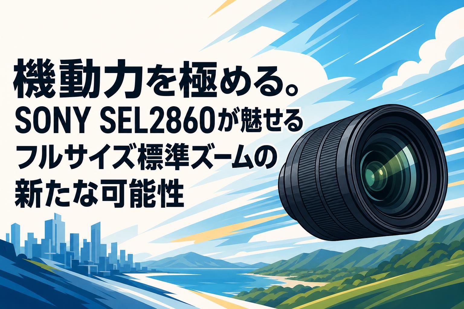 機動力を極める。SONY SEL2860が魅せるフルサイズ標準ズームの新たな