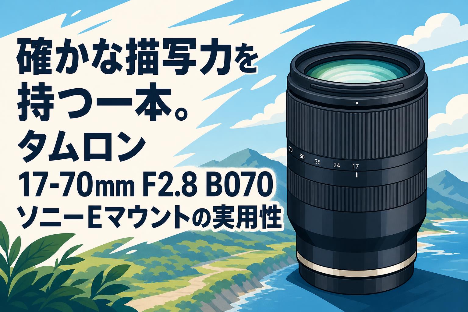 TAMRON 17-70mm F2.8 eマウント 10年間修理保証付き