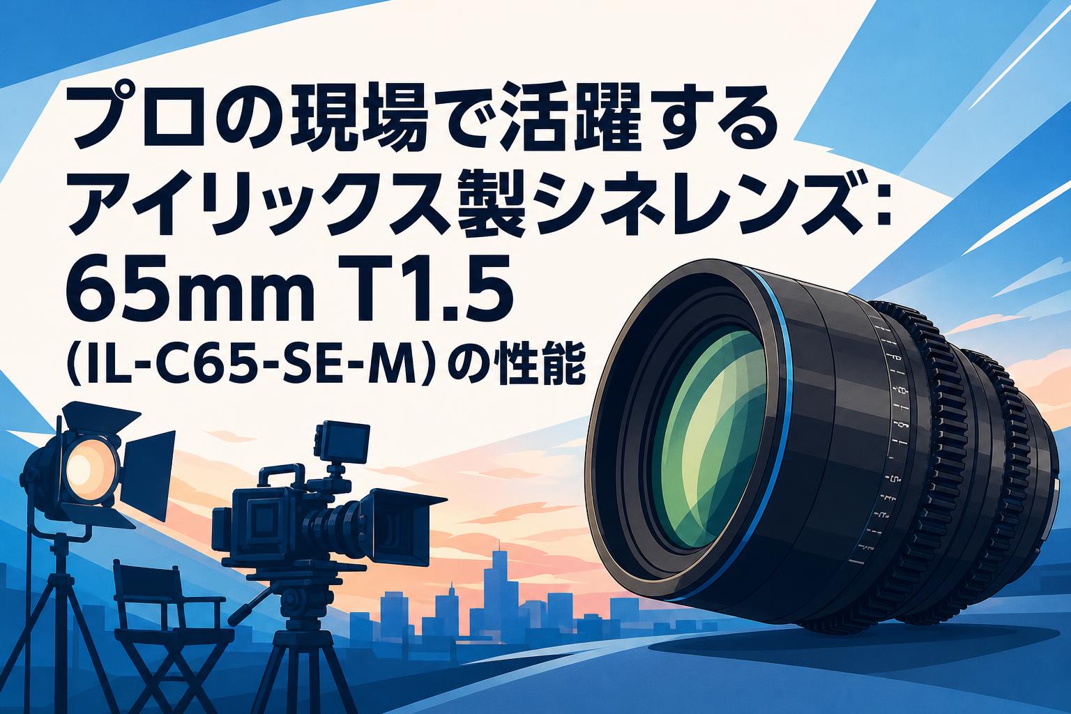 プロの現場で活躍するアイリックス製シネレンズ：65mm T1.5（IL-C65-SE