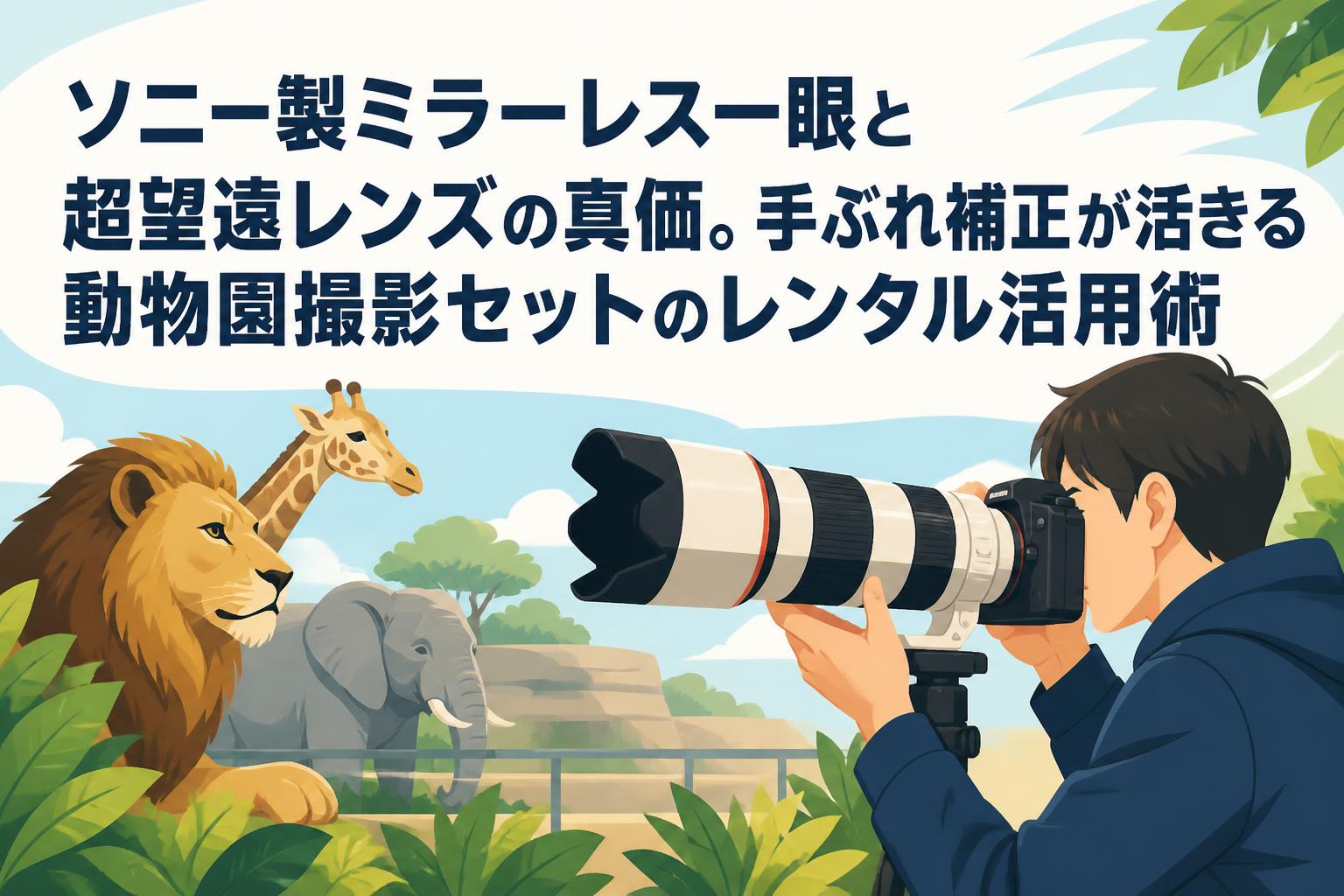 SONY ミラーレス一眼カメラ 望遠レンズセット ソニー製ミラーレス一眼と超望遠レンズの真価。手ぶれ補正が活きる