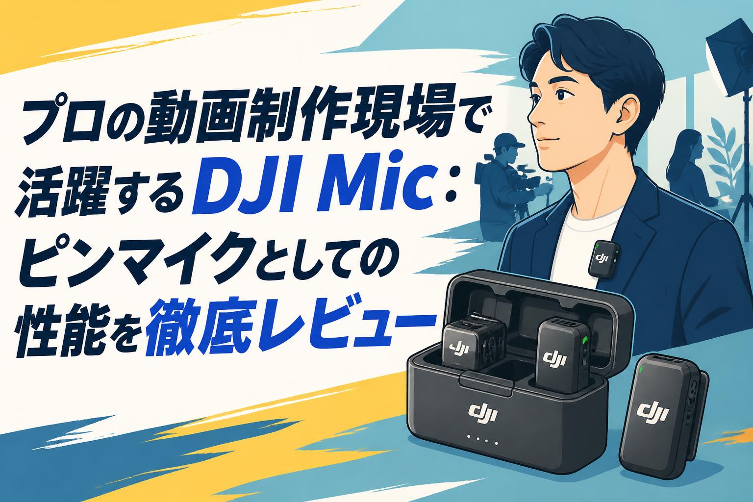 プロの動画制作現場で活躍するDJI Mic：ピンマイクとしての性能を徹底