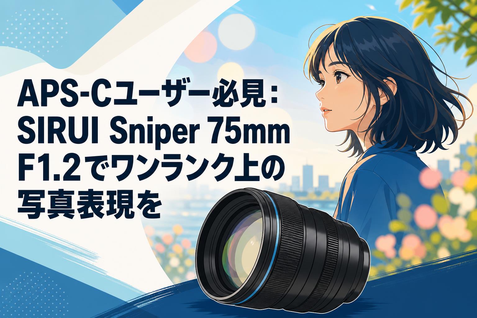 SIRUI Sniper 75mm F1.2 xマウント APS-Cユーザー必見：SIRUI Sniper 75mm F1.2でワンランク上の写真表現