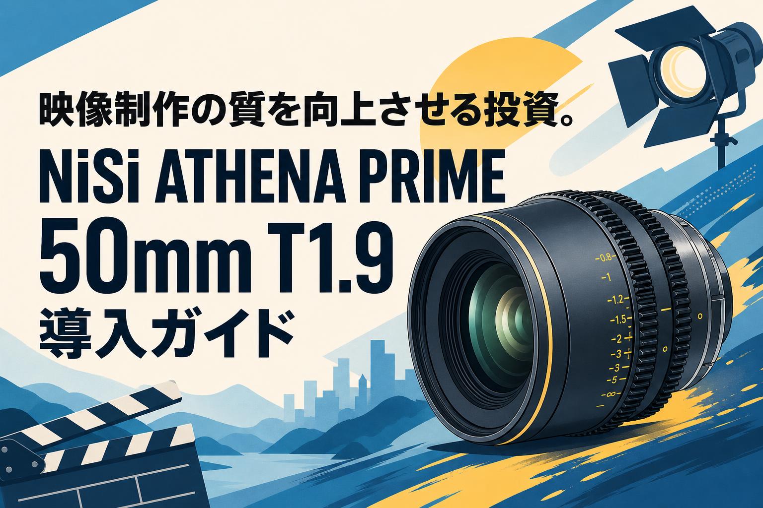 P.Ridley NANO 常温安定中サイズ株 映像制作の質を向上させる投資。NiSi ATHENA PRIME 50mm T1.9導入